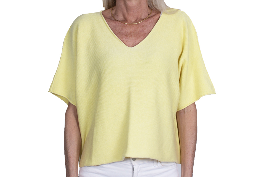 12474 Viscose Sweather Yellow